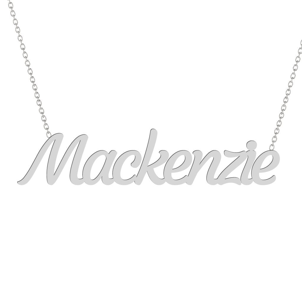 Gold Name Necklace - Mackenzie